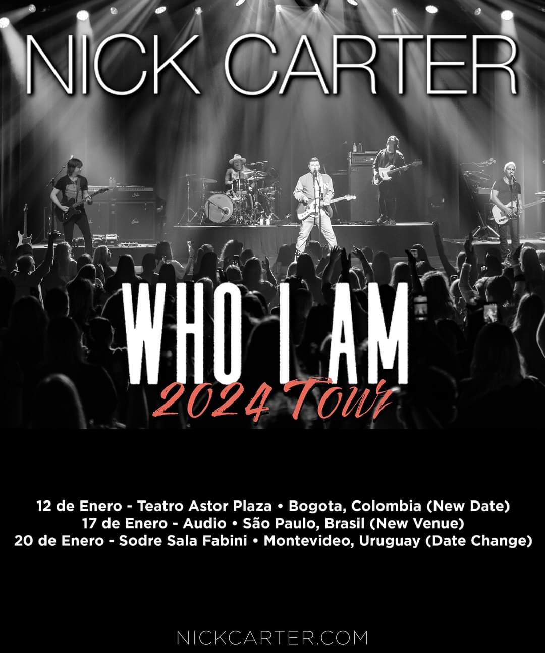 NICK CARTER LLEGARÁ DE NUEVO A COLOMBIA