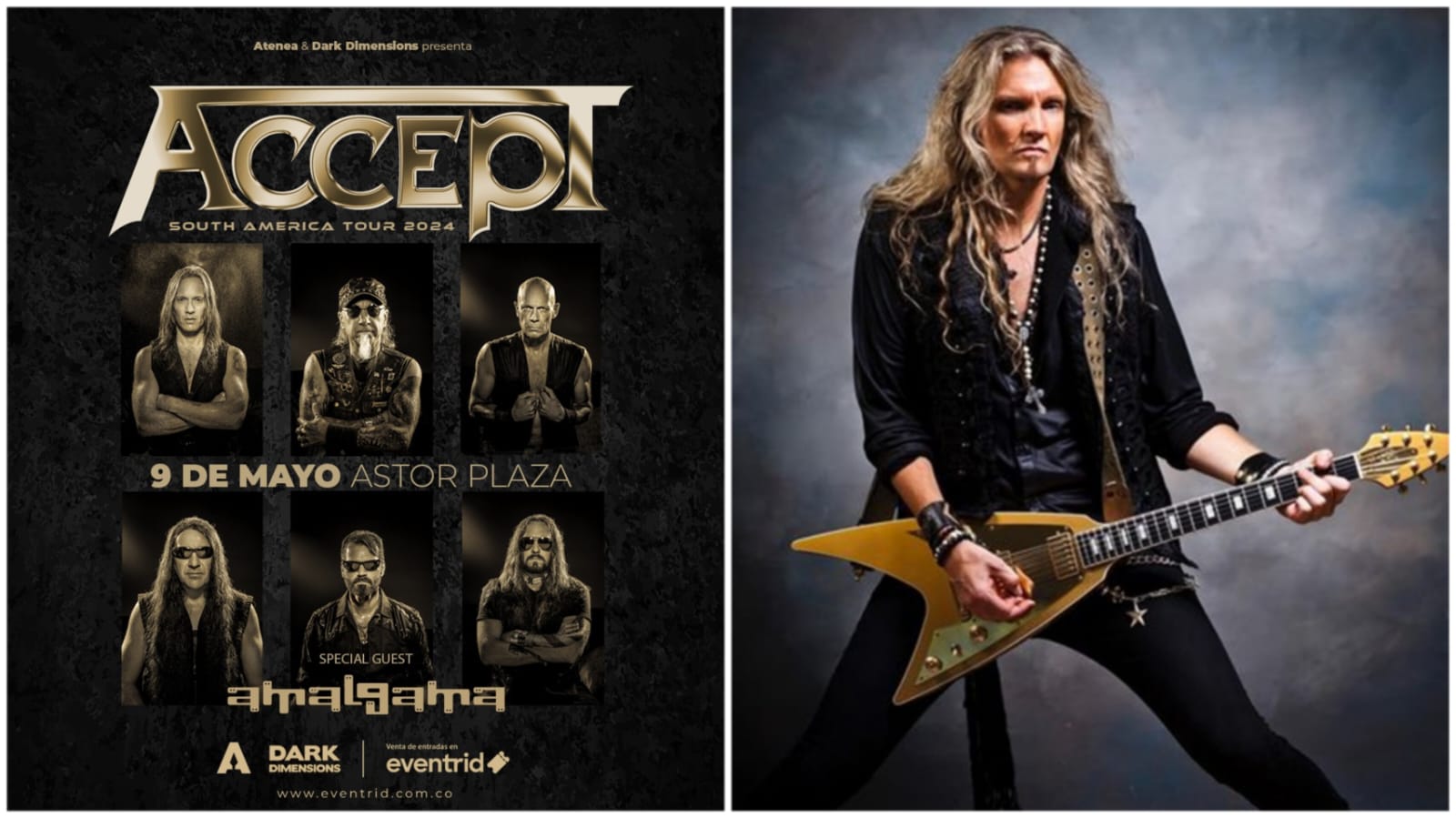 JOEL HOEKSTRA JUNTO A ACCEPT EN COLOMBIA